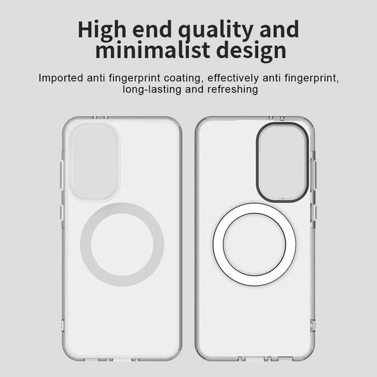 Funda MagSafe para Samsung Galaxy A36 A366, Techsuit, CandyCase, Blanca