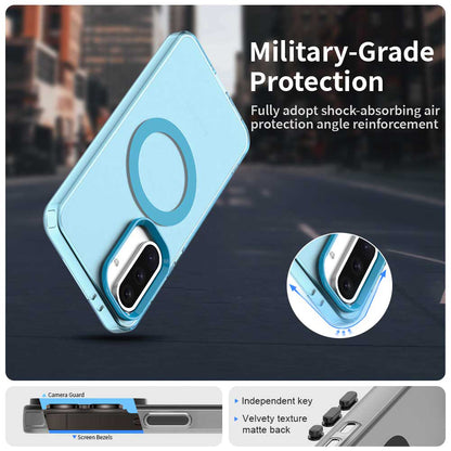 Funda MagSafe para Samsung Galaxy A36 A366, Techsuit, CandyCase, Azul