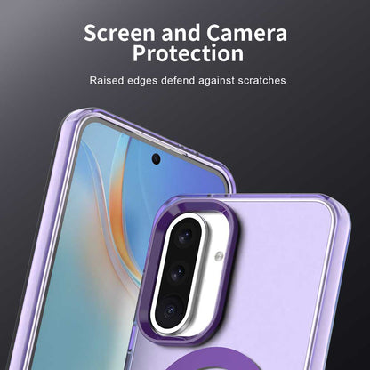 Funda MagSafe para Samsung Galaxy A36 A366, Techsuit, CandyCase, Morado