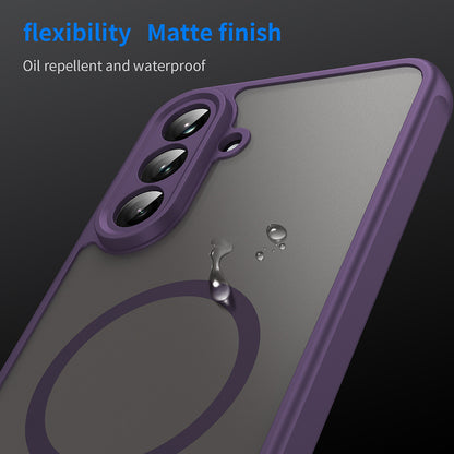 Funda MagSafe para Samsung Galaxy A36 A366, Techsuit, HaloFrost II, Morado
