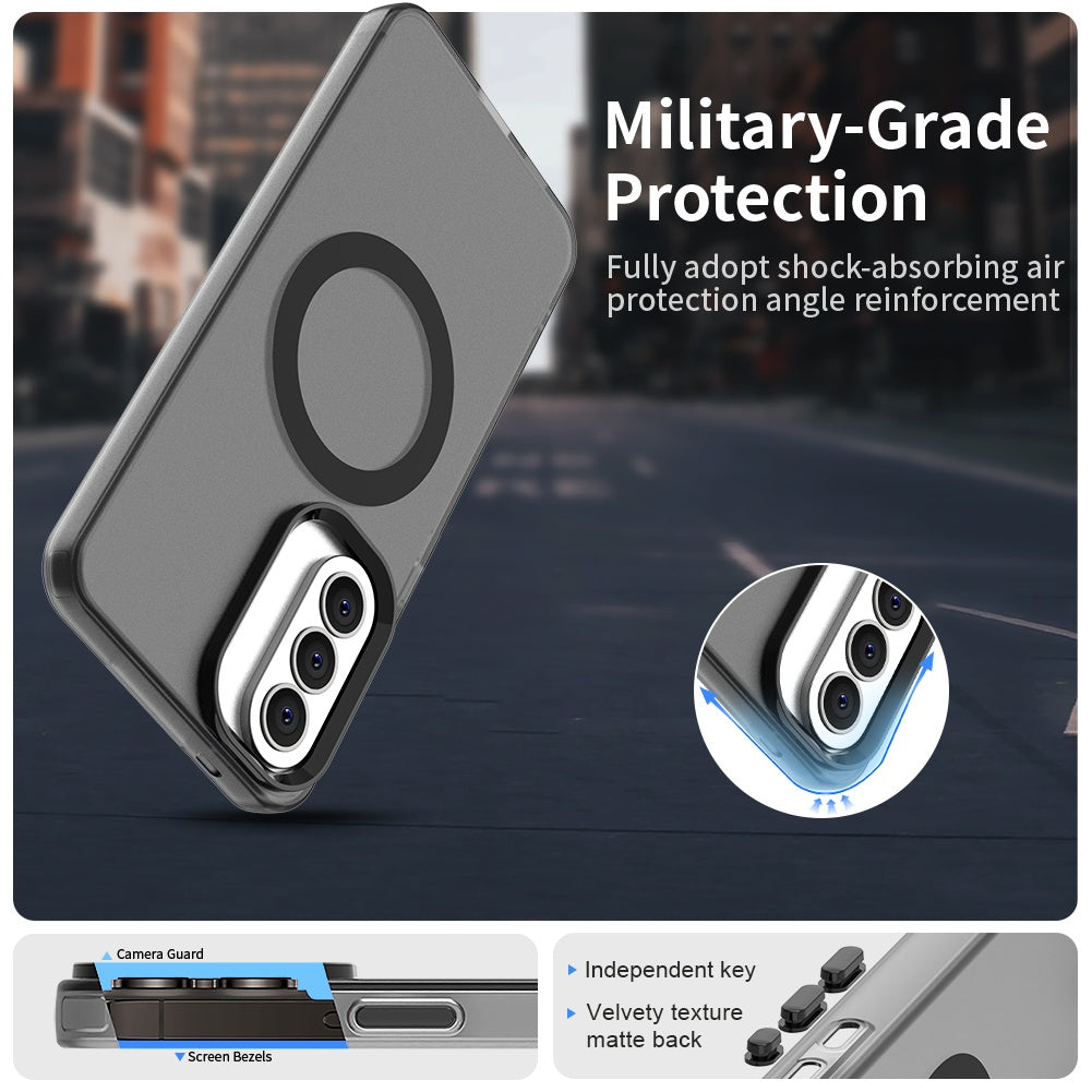 Funda MagSafe para Samsung Galaxy A37 5G, Techsuit, CandyCase, Negra