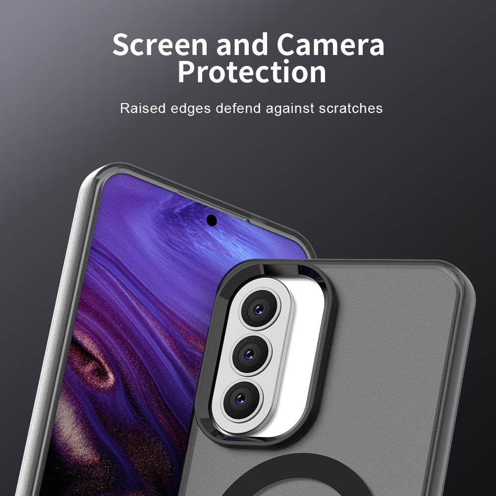 Funda MagSafe para Samsung Galaxy A37 5G, Techsuit, CandyCase, Negra