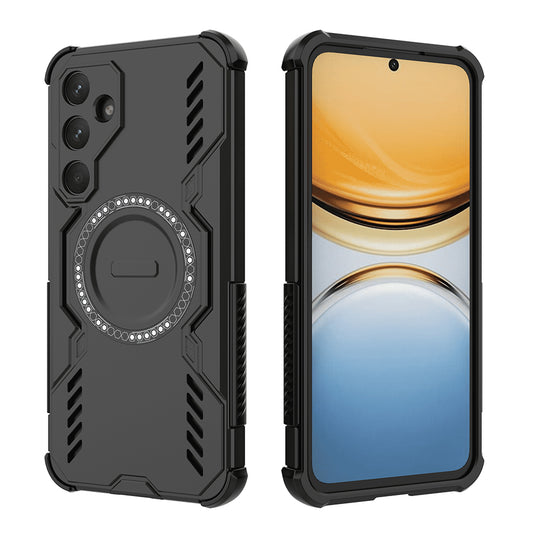 Funda MagSafe para Samsung Galaxy A55 5G A556, Techsuit, ArmorMag, Negra