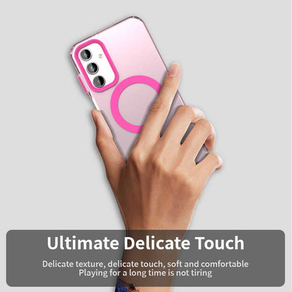 Funda MagSafe para Samsung Galaxy A55 5G A556, Techsuit, CandyCase, Rosa
