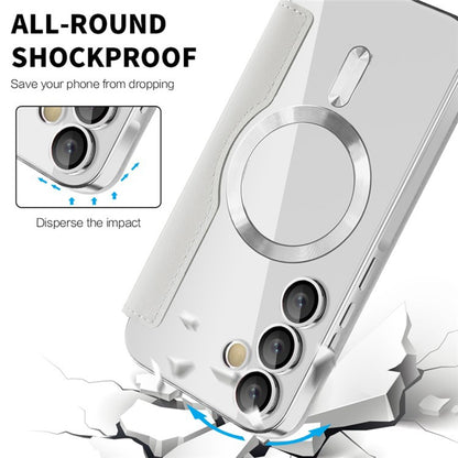 Funda MagSafe para Samsung Galaxy A55 5G A556, Techsuit, SmartMag Book, Gris