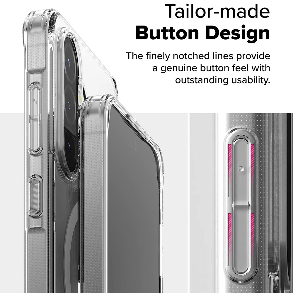 Funda MagSafe para Samsung Galaxy A56 A566 / A36 A366, Ringke, Fusion, Transparente