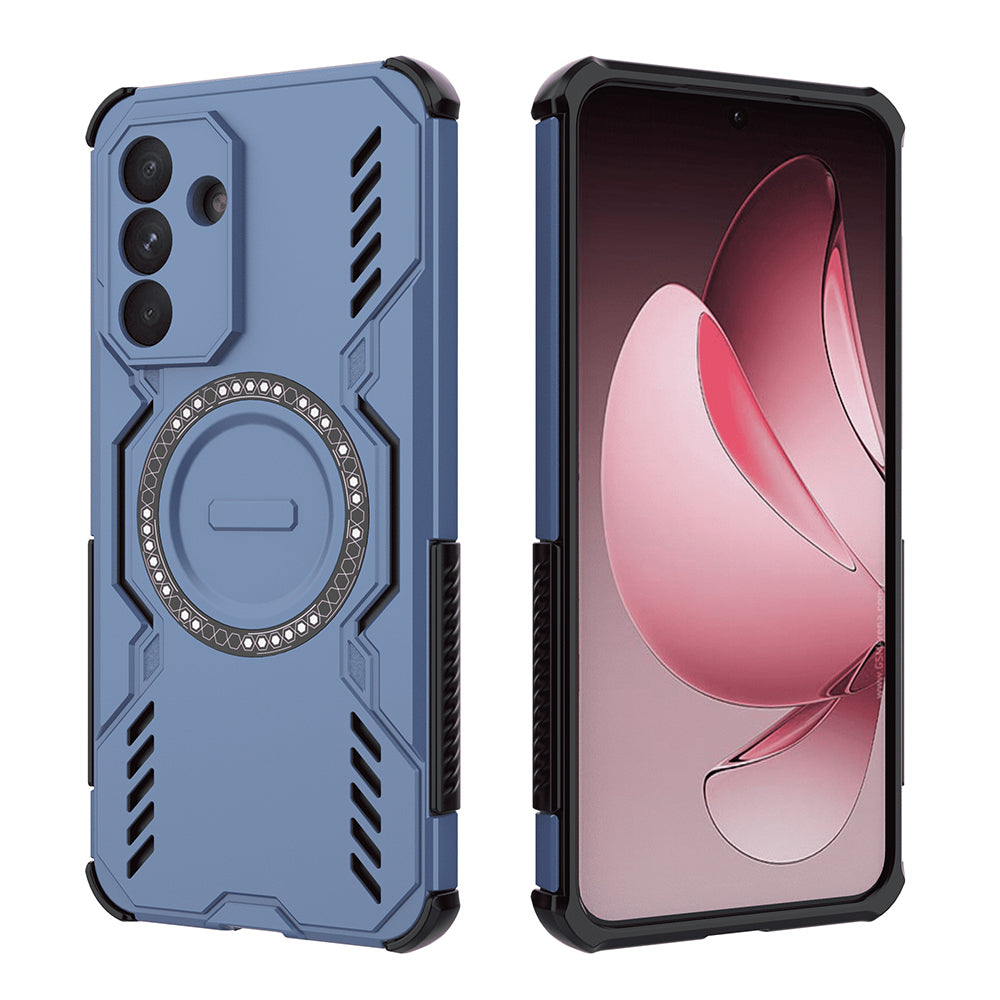 Funda MagSafe para Samsung Galaxy A56 A566, Techsuit, ArmorMag, Azul