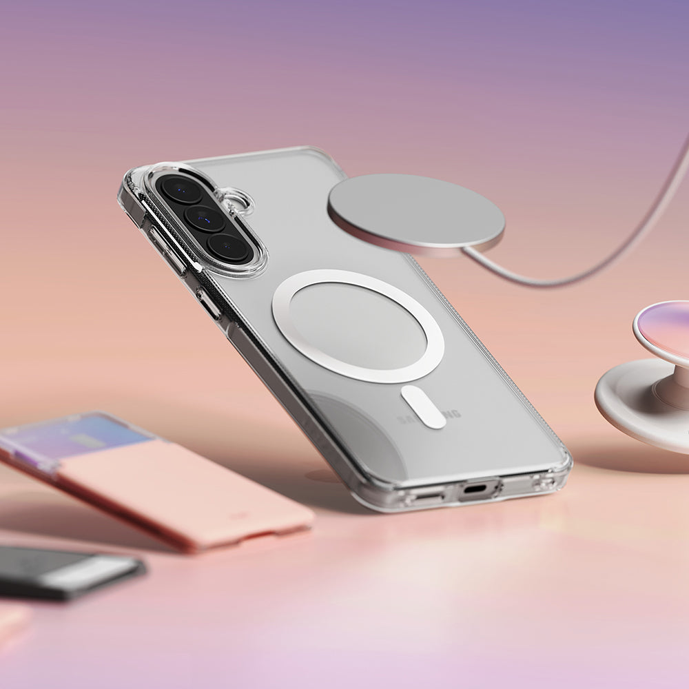 Funda MagSafe para Samsung Galaxy A57 5G, Ringke, Fusion, Transparente