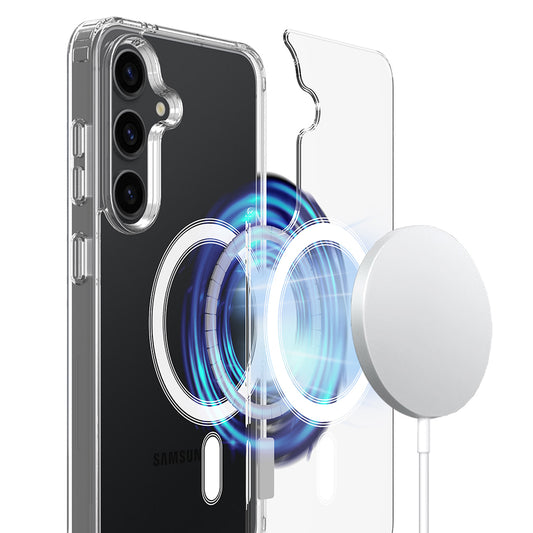Funda MagSafe para Samsung Galaxy A57 5G, Techsuit, Pro, Transparente
