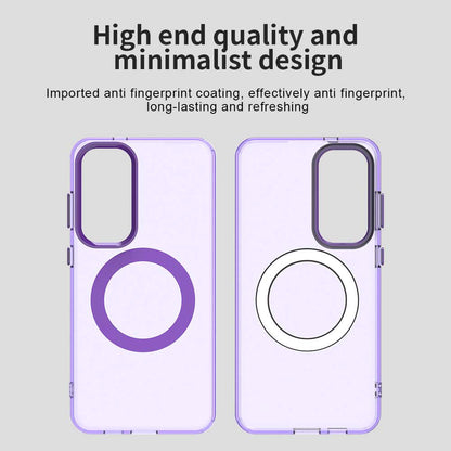 Funda MagSafe para Samsung Galaxy S23 FE S711, Techsuit, CandyCase, Morado