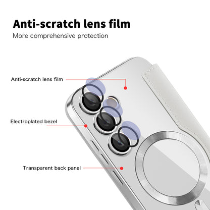 MagSafe Case for Samsung Galaxy S23 FE S711, Techsuit, SmartMag Book, Gray
