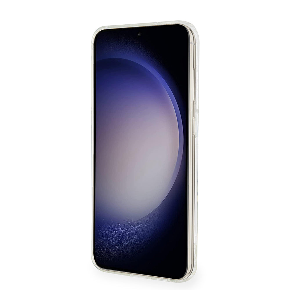 Funda MagSafe para Samsung Galaxy S23+ S916, Karl Lagerfeld, IML Ikonik Karl, Transparente