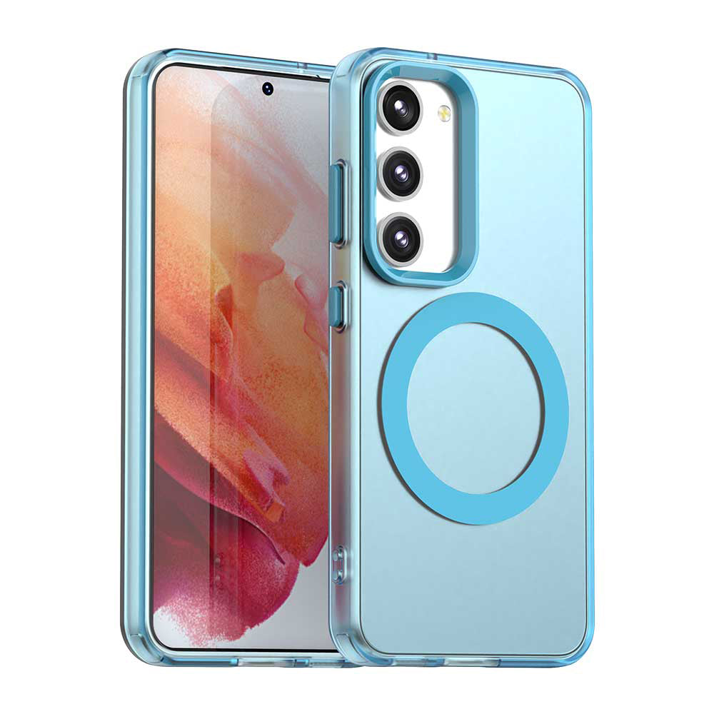 Funda MagSafe para Samsung Galaxy S23 S911, Techsuit, CandyCase, Azul