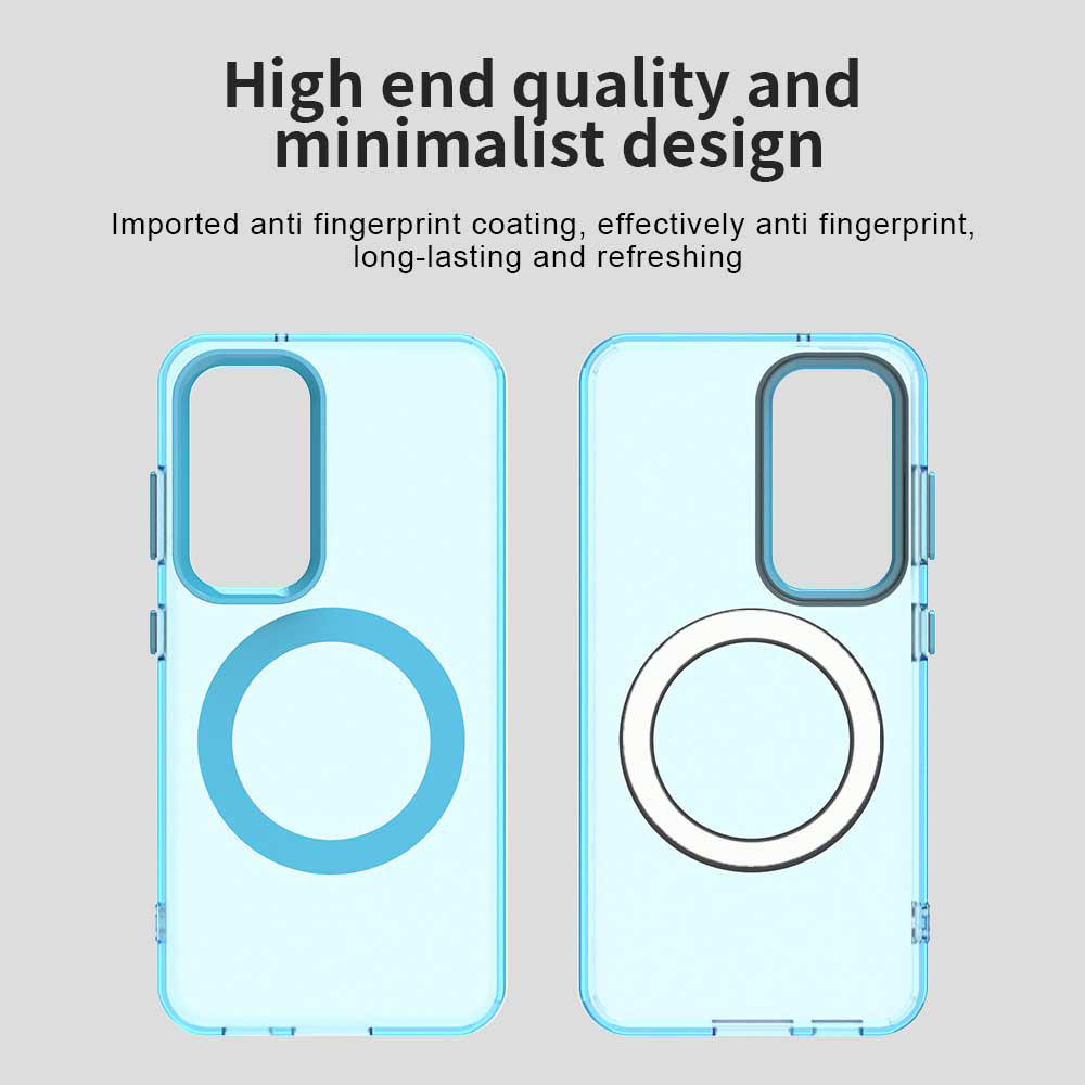 Funda MagSafe para Samsung Galaxy S23 S911, Techsuit, CandyCase, Azul