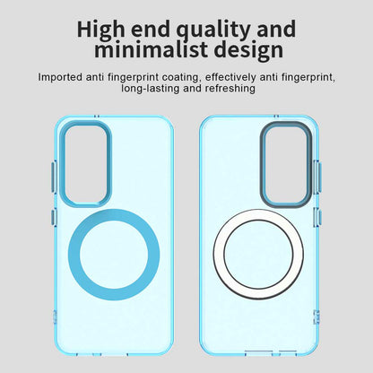 Funda MagSafe para Samsung Galaxy S23 S911, Techsuit, CandyCase, Azul