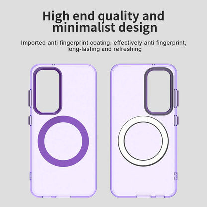 Funda MagSafe para Samsung Galaxy S23 S911, Techsuit, CandyCase, Morado