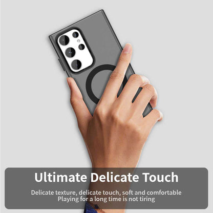 Funda MagSafe para Samsung Galaxy S23 Ultra S918, Techsuit, CandyCase, Negra