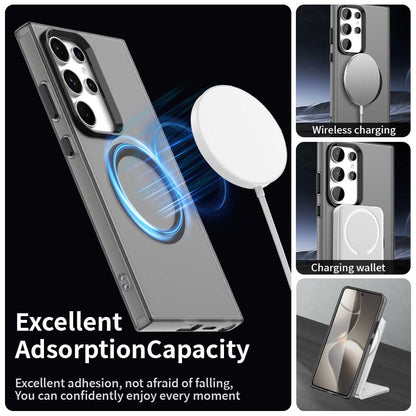 Funda MagSafe para Samsung Galaxy S23 Ultra S918, Techsuit, CandyCase, Negra