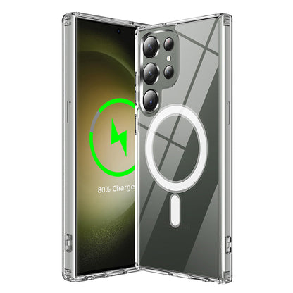 Funda MagSafe para Samsung Galaxy S23 Ultra S918, Techsuit, Pro, Transparente