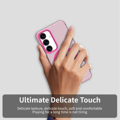 Funda MagSafe para Samsung Galaxy S24 FE S721, Techsuit, CandyCase, Rosa