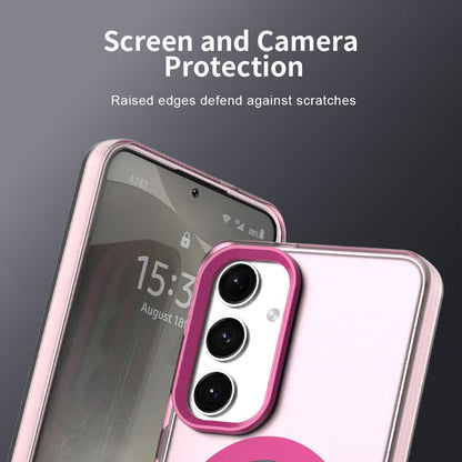 Funda MagSafe para Samsung Galaxy S24 FE S721, Techsuit, CandyCase, Rosa