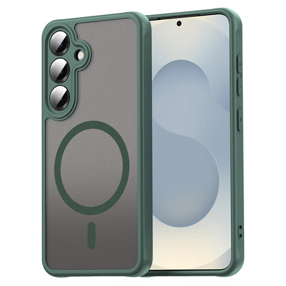 Funda MagSafe para Samsung Galaxy S24+ S926, Techsuit, HaloFrost II, Verde