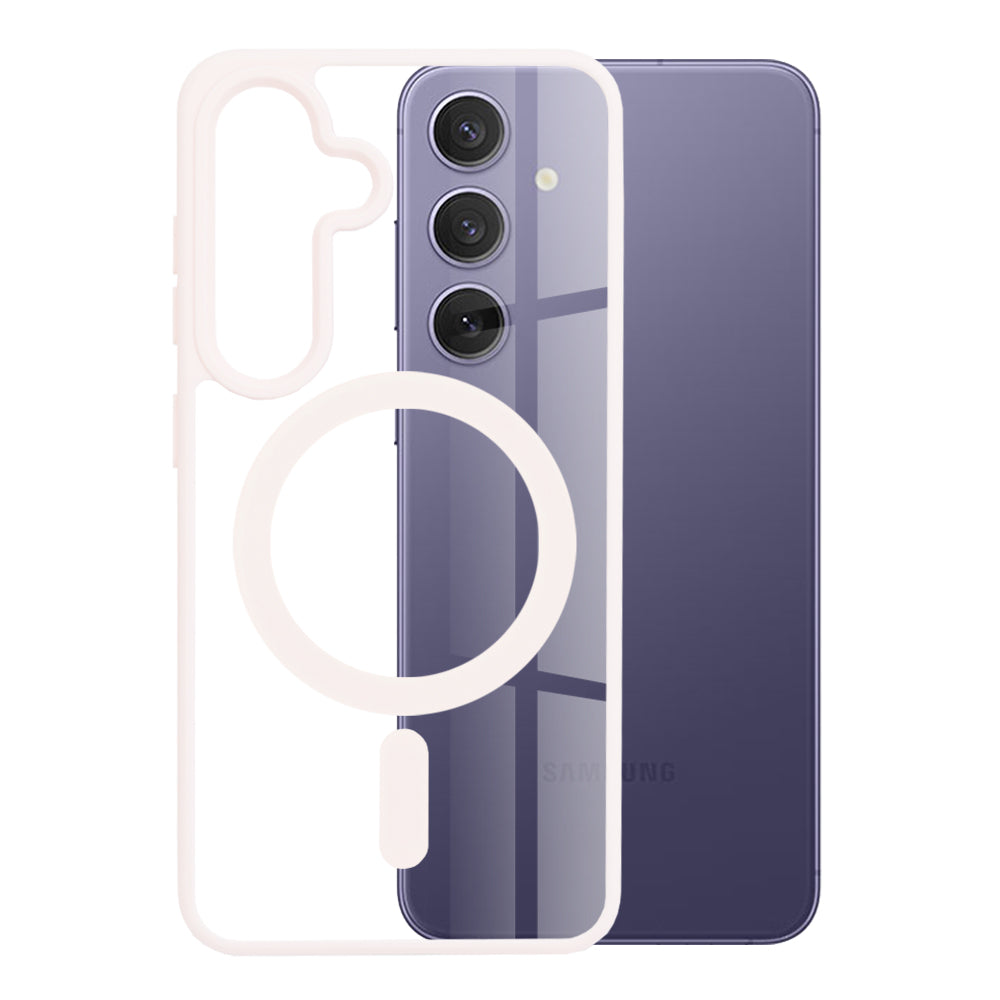 Funda MagSafe para Samsung Galaxy S24+ S926, Techsuit, Pro, Rosa