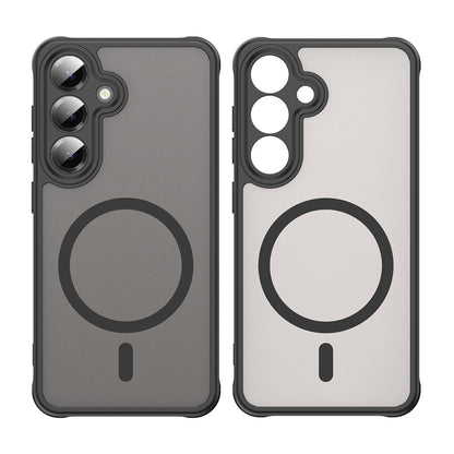 Funda MagSafe para Samsung Galaxy S24 S921, Techsuit, HaloFrost II, Negra
