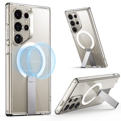 Funda MagSafe para Samsung Galaxy S24 Ultra S928, ESR, Boost Flickstand, Transparente