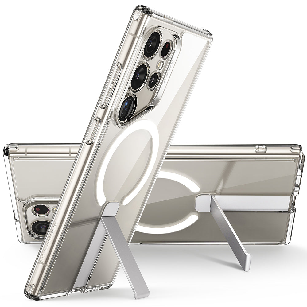 Funda MagSafe para Samsung Galaxy S24 Ultra S928, ESR, Boost Flickstand, Transparente