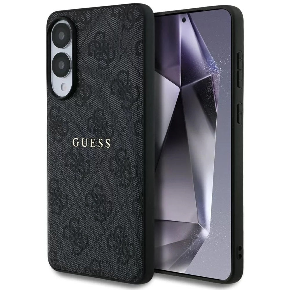 Funda MagSafe para Samsung Galaxy S25 Edge S937, Guess, 4G Ring Classic Logo, Negra