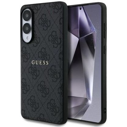 Funda MagSafe para Samsung Galaxy S25 Edge S937, Guess, 4G Ring Classic Logo, Negra