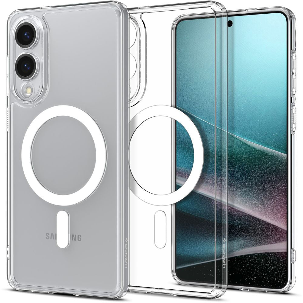 Funda MagSafe para Samsung Galaxy S25 Edge S937, Spigen, Ultra Hybrid, Blanca ACS09418