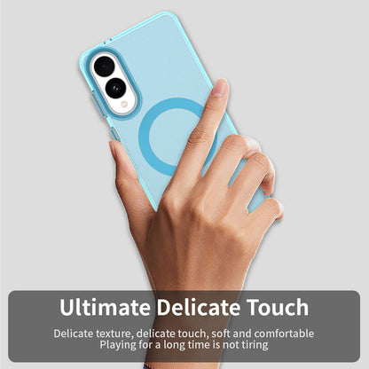 MagSafe Case for Samsung Galaxy S25 Edge S937, Techsuit, CandyCase, Blue