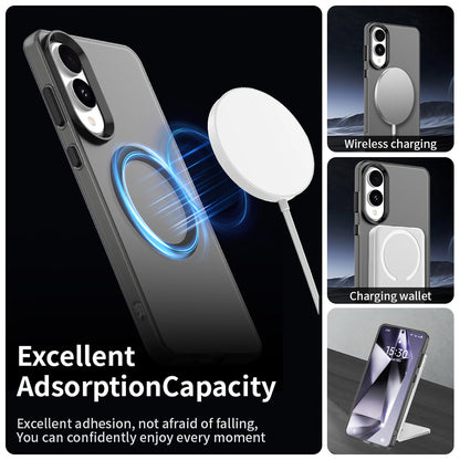 MagSafe Case for Samsung Galaxy S25 Edge S937, Techsuit, CandyCase, Black
