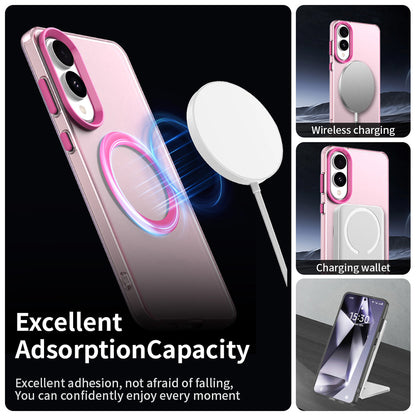 Funda MagSafe para Samsung Galaxy S25 Edge S937, Techsuit, CandyCase, Rosa