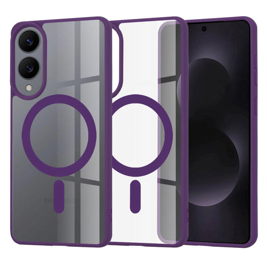 Funda MagSafe para Samsung Galaxy S25 Edge S937, Techsuit, Pro, Morado
