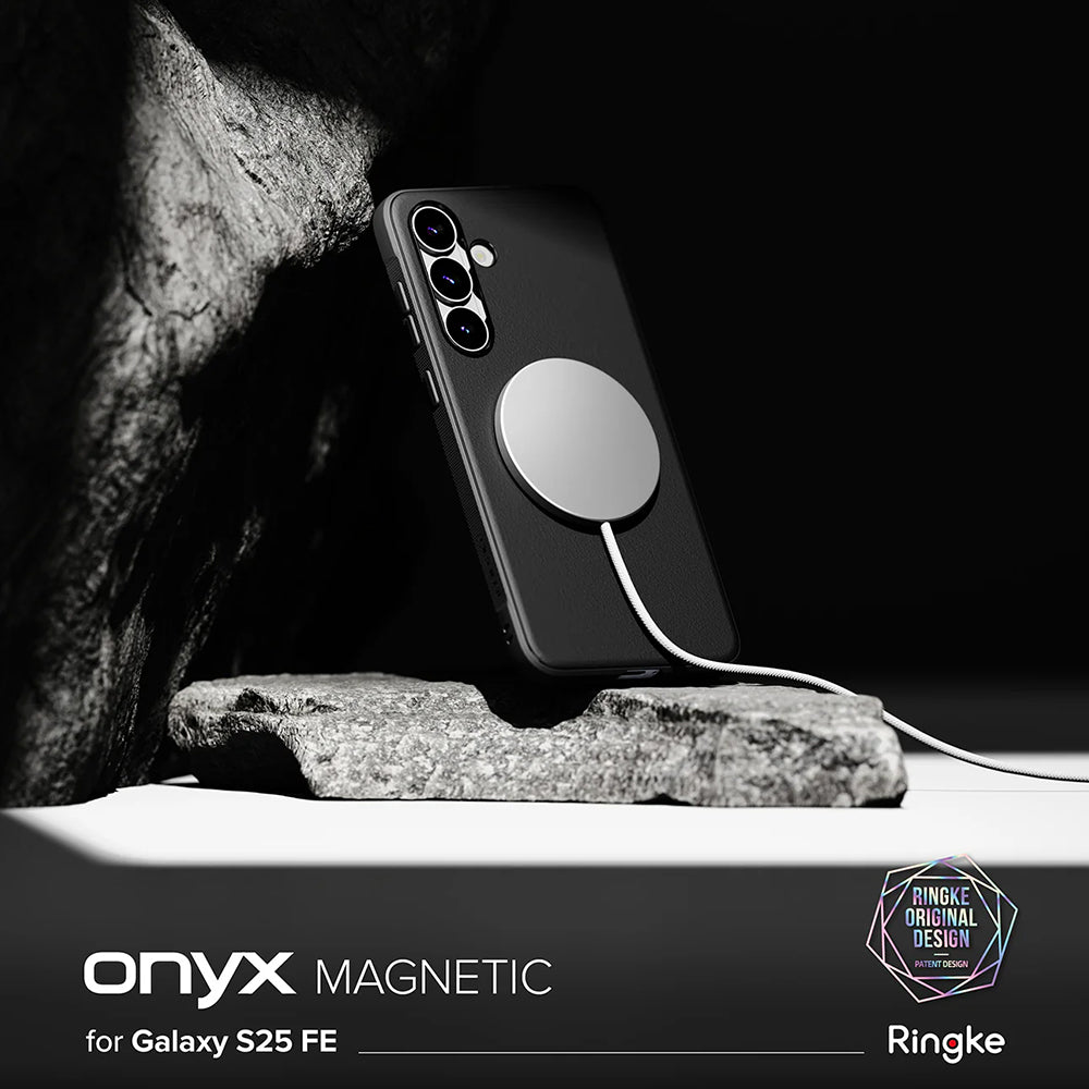 Funda MagSafe para Samsung Galaxy S25 FE, Ringke, Onyx, Negra