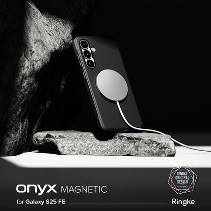 Funda MagSafe para Samsung Galaxy S25 FE, Ringke, Onyx, Negra