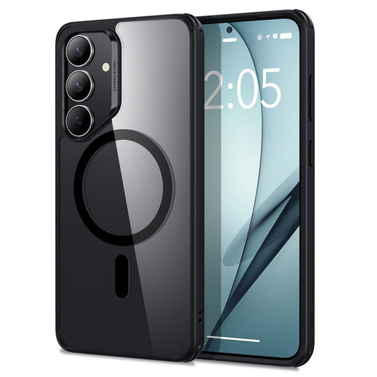 Funda MagSafe para Samsung Galaxy S25+ S936, ESR, Classic Hybrid, Negra Transparente
