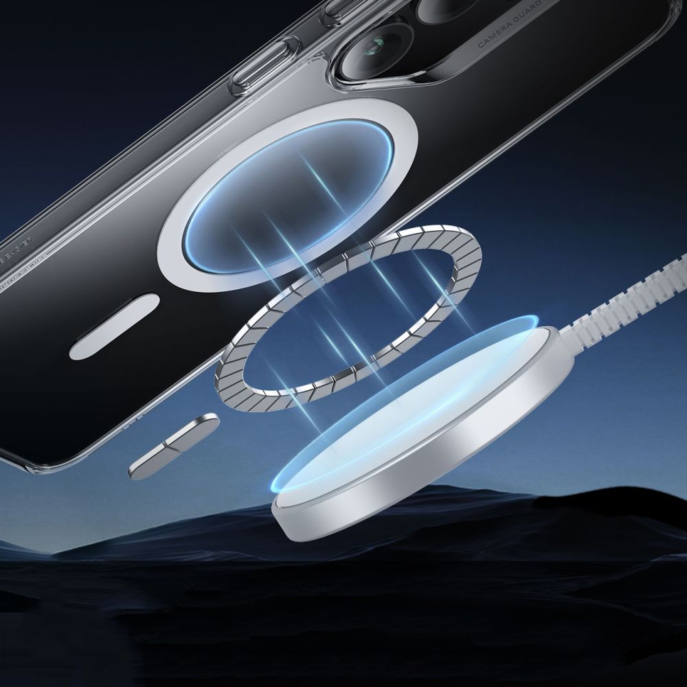Funda MagSafe para Samsung Galaxy S25+ S936, ESR, Classic Hybrid, Transparente