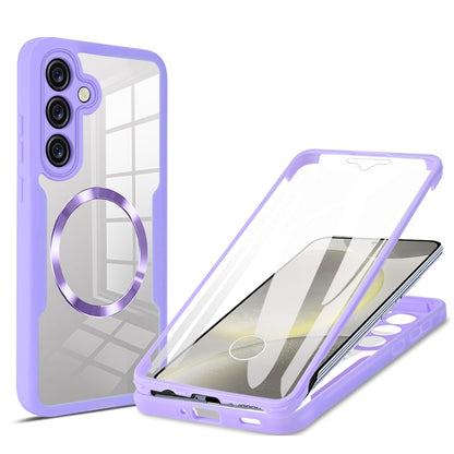 Funda MagSafe para Samsung Galaxy S25+ S936, Techsuit, ColorVerse 360, Morado