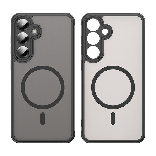 Funda MagSafe para Samsung Galaxy S25+ S936, Techsuit, HaloFrost II, Negra