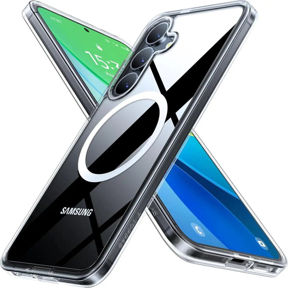 Funda MagSafe para Samsung Galaxy S25+ S936, Torras, Guardian, Transparente