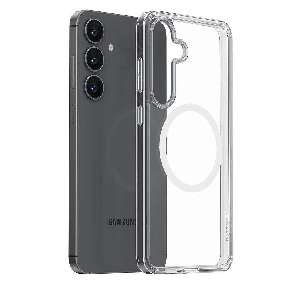 Funda MagSafe para Samsung Galaxy S25+ S936, Torras, Guardian, Transparente