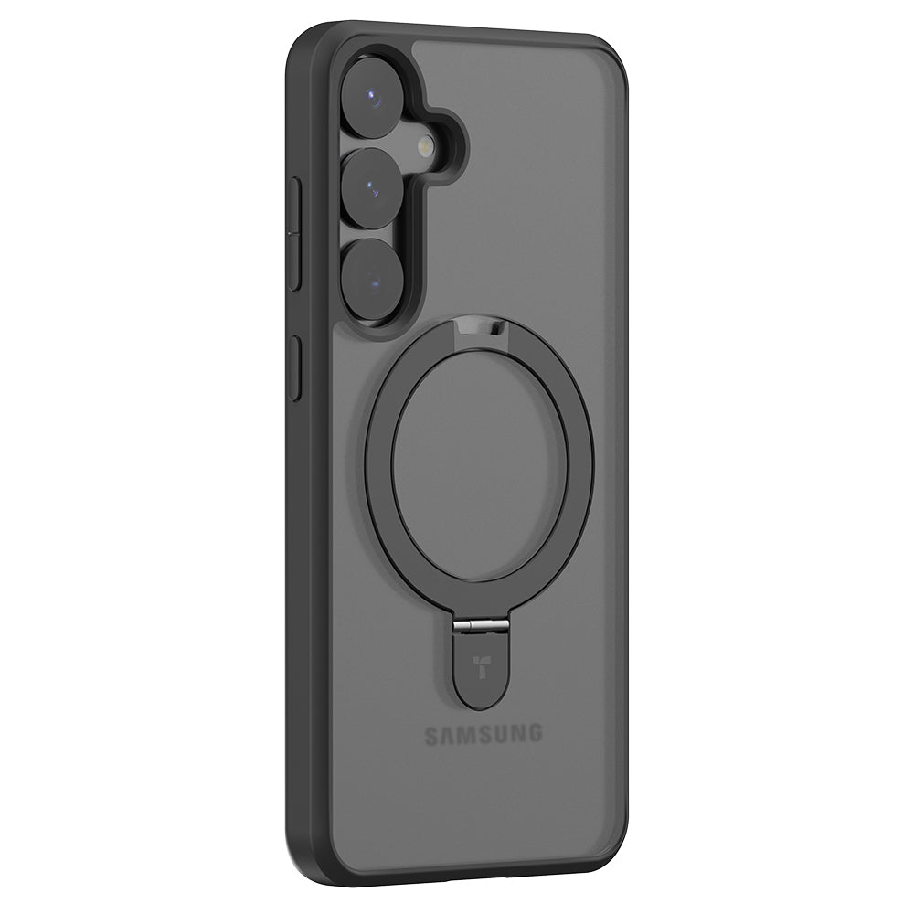 Funda MagSafe para Samsung Galaxy S25+ S936, Torras, Ostand, Negra