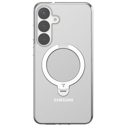Funda MagSafe para Samsung Galaxy S25+ S936, Torras, Ostand Spin, Transparente