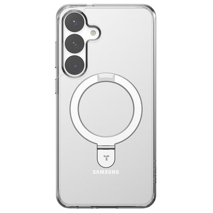 Funda MagSafe para Samsung Galaxy S25+ S936, Torras, Ostand, Transparente