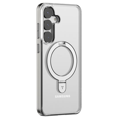 Funda MagSafe para Samsung Galaxy S25+ S936, Torras, Ostand, Transparente