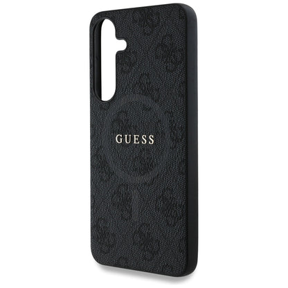 Funda MagSafe para Samsung Galaxy S25 S931, Guess, 4G Ring Classic Logo, Negra